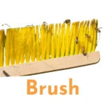 Bee Brush with Plastic Handle for Beekeeping