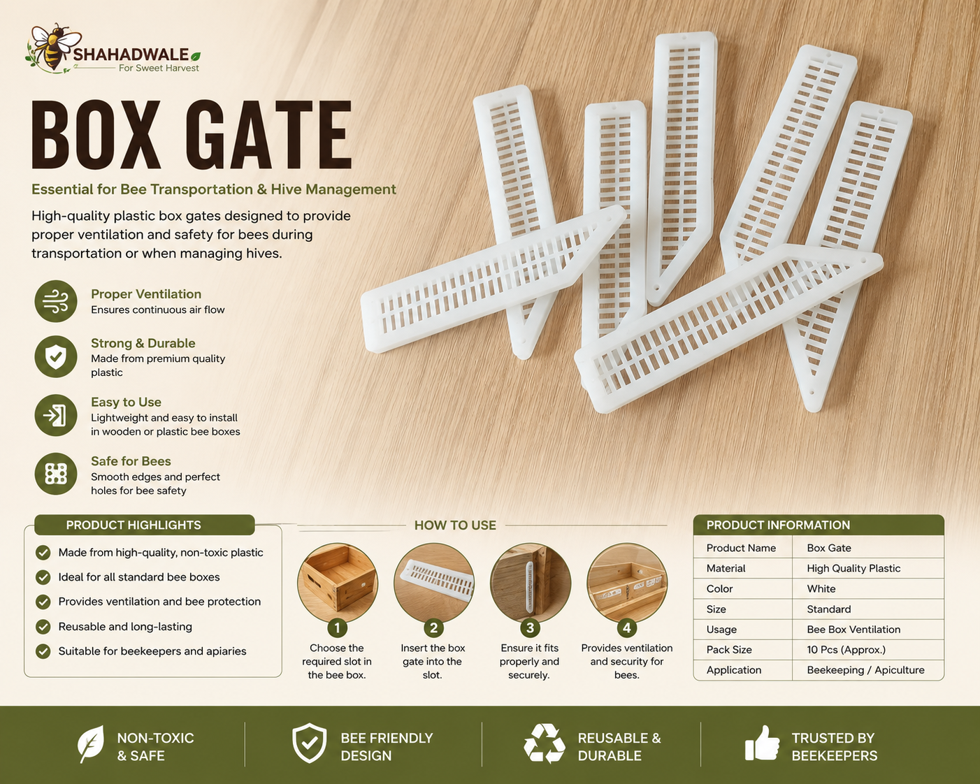 Bee Box Gate