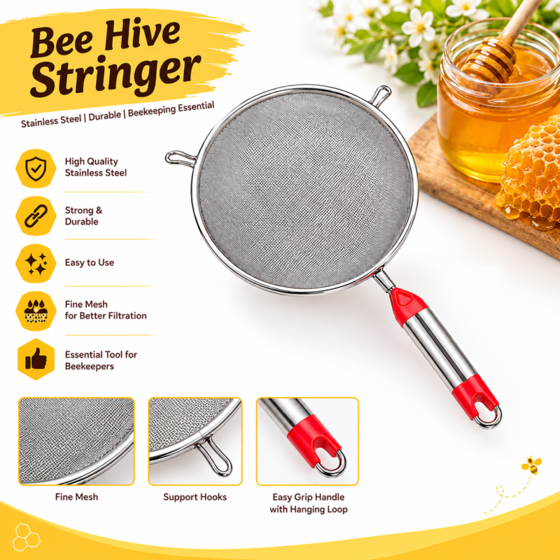 Stainless Steel Honey Strainer