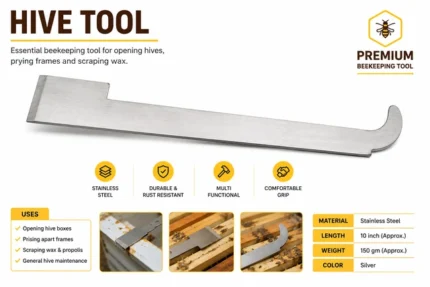 Stainless Hive Tool for Beekeeping